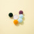 Spot High Elastic Dacron Ball Colorful Nylon Hair Ball DIY Ornament Hat Scarf Accessories