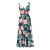 Sexy Slim-Fit Floral Strap Dress 2021 Spring and Summer New European and American plus Size Women's Clothes Bohemian Dress