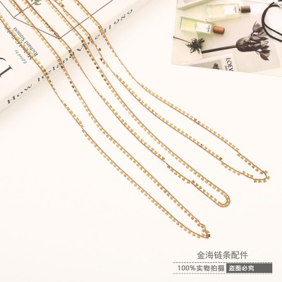 Love Fine Necklace Alloy Accessories Creative Sweet Clothing Clothing Semi-Finished Products Chain Bags Shoes and Hats Matching Chain