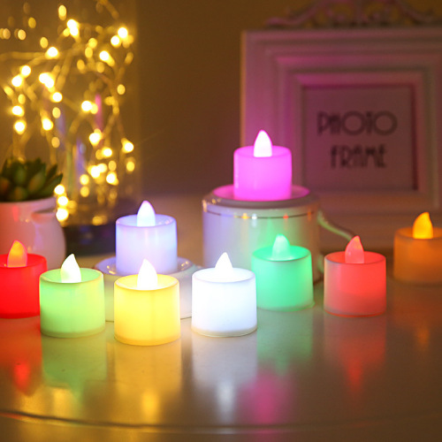 cross-border e-commerce led electronic simulation candle birthday festival wedding prayer venue layout candle factory direct sales