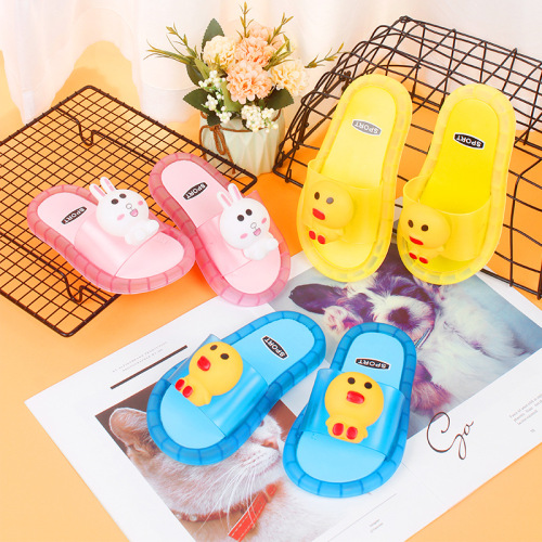 cartoon children slippers summer new korean style luminous slippers home indoor parent-child children‘s shoes outdoor sandals