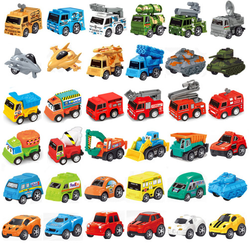 pull back vehicle engineering vehicle wholesale baby mini car children toy car simulation car model educational toys