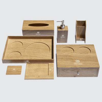 Hotel Homestay Acrylic Consumable Box Guest Toiletries Box Remote Control Tissue Box Tray Customization