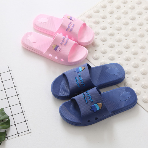 summer adult home injection shoes flat heel spot flat bottom non-slip slippers