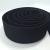 Black Shuttleless Twill Elastic Band 10cm Belt Bag Sizing Shaping Hard Rubber Band