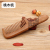 Factory Direct Sales Genuine Natural Log Peach Wooden Comb Double-Sided Carving Craft with Handle Wide-Tooth Comb Pieces