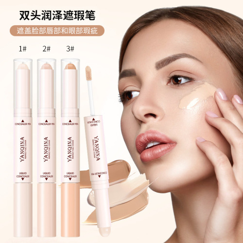 Yanqina double-Headed Concealer Pen for Foreign Trade Exclusive for Foreign Trade