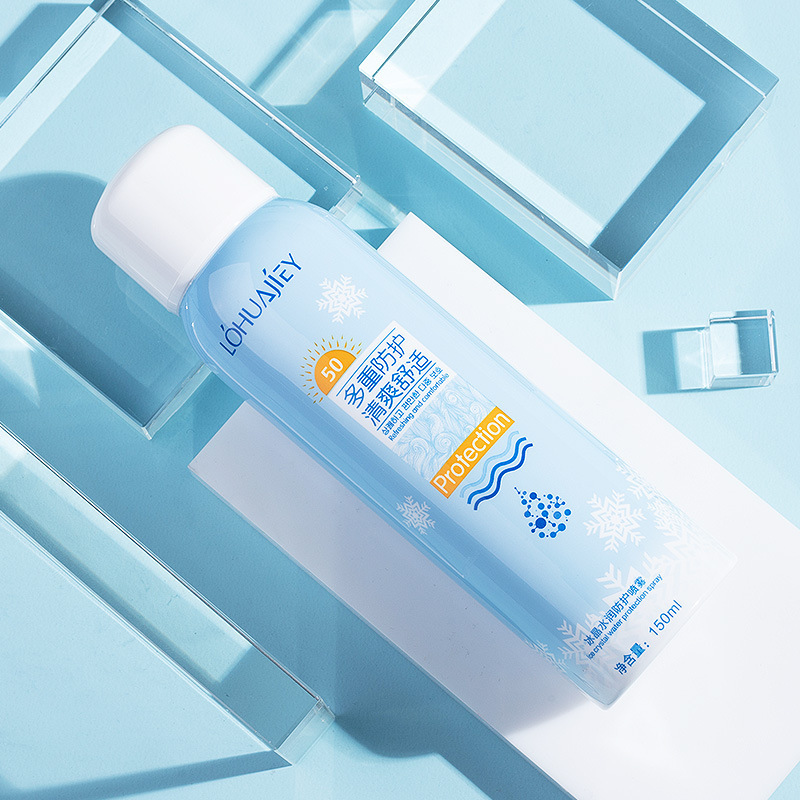 Internet Celebrity Live Broadcast Same Luhuaji Crystal Protective Spray Egg Isolation Protective Cre