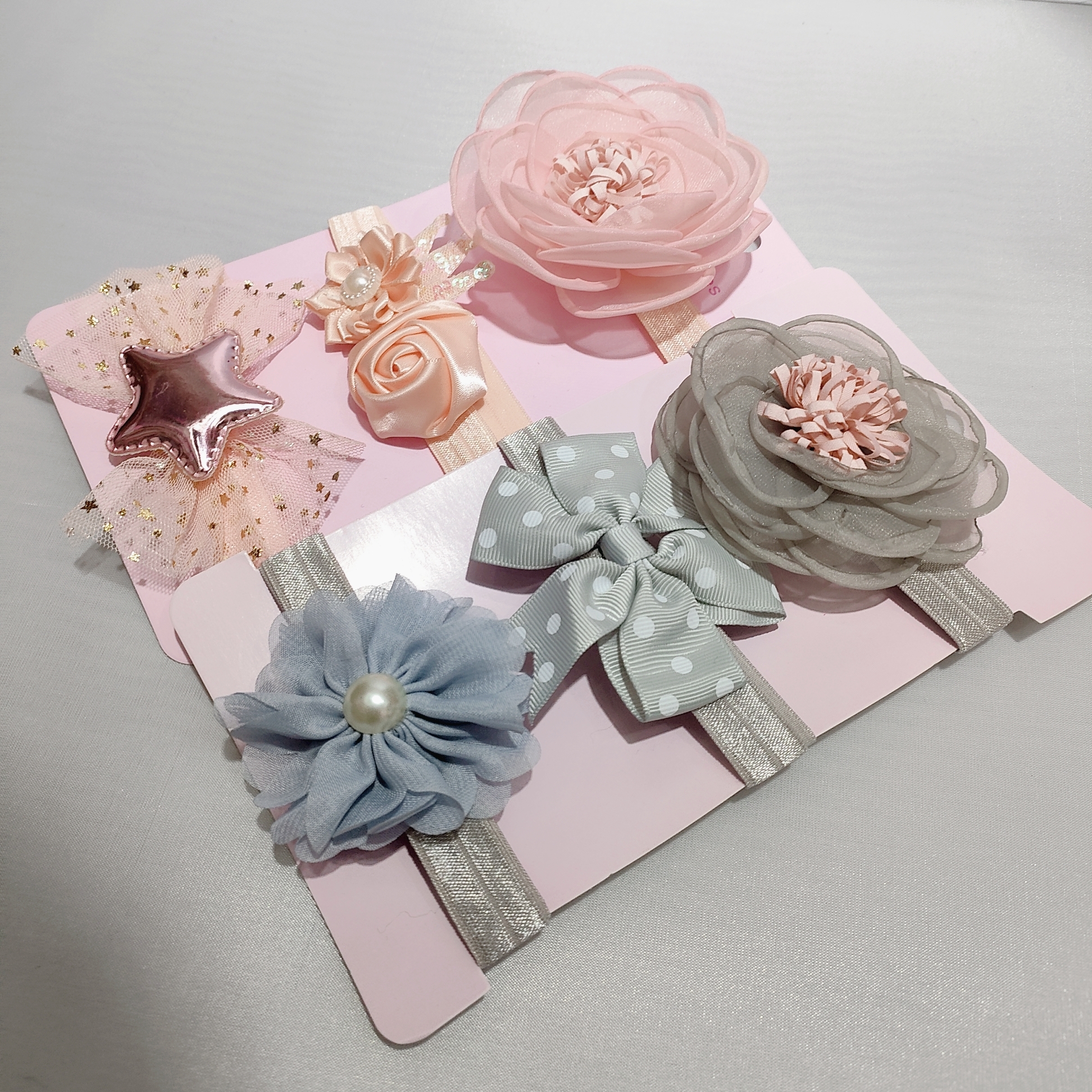flower hairband for gift  baby hairband hair accessories kids headband professional manufactory
