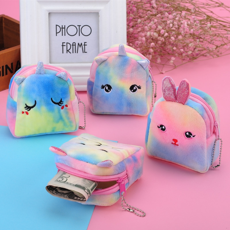 unicorn coin purse cat rabbit baby bag 