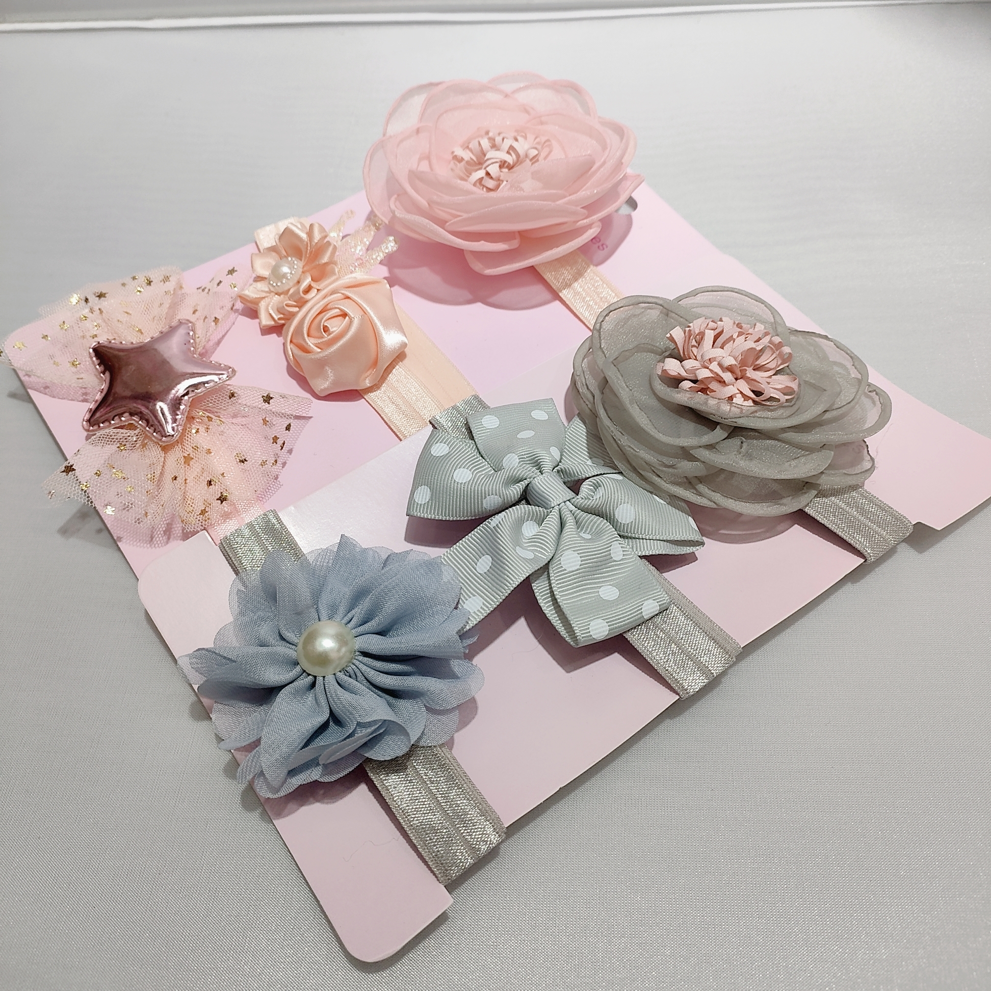 flower hairband for gift  baby hairband hair accessories kids headband professional manufactory