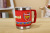 Factory Customized 3D Pattern Stainless Steel Football Cup Soft Glue Stereo Pattern Stainless Steel Cup