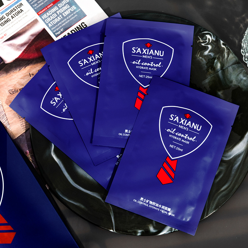 Sha Xian Nu Men's Skin Care Facial Mask Mineral Hydrating Moisturizing Spot Factory Direct Deli