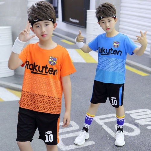 boys‘ sports suit summer quick-drying clothes 2021 children‘s new boys‘ summer clothes football basketball clothes