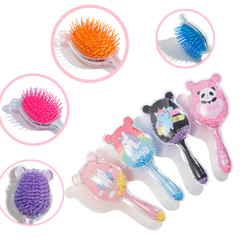 cute cartoon hair comb panda plastic comb air cushion comb hair comb children‘s airbag comb