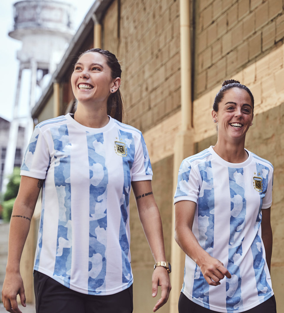 阿根廷国家队 2021 赛季主场球衣男士足球服厂家直销短袖短裤套装