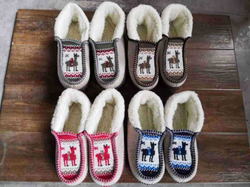 new tpr hard bottom wool warm cotton-padded shoes multi-color home shoes foreign trade hot indoor cotton shoes boys and girls shoes