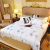 Hotel Bed & Breakfast Room Cloth Product Satin Printed Bedding Cloth Product Four-Piece Set Hotel Quilt Cover