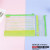 Topkey Stationery Thickened Waterproof Pencil Case Transparent PVC Mesh Zipper Bag Large Capacity Storage Bag Office Document Pouch File Bag