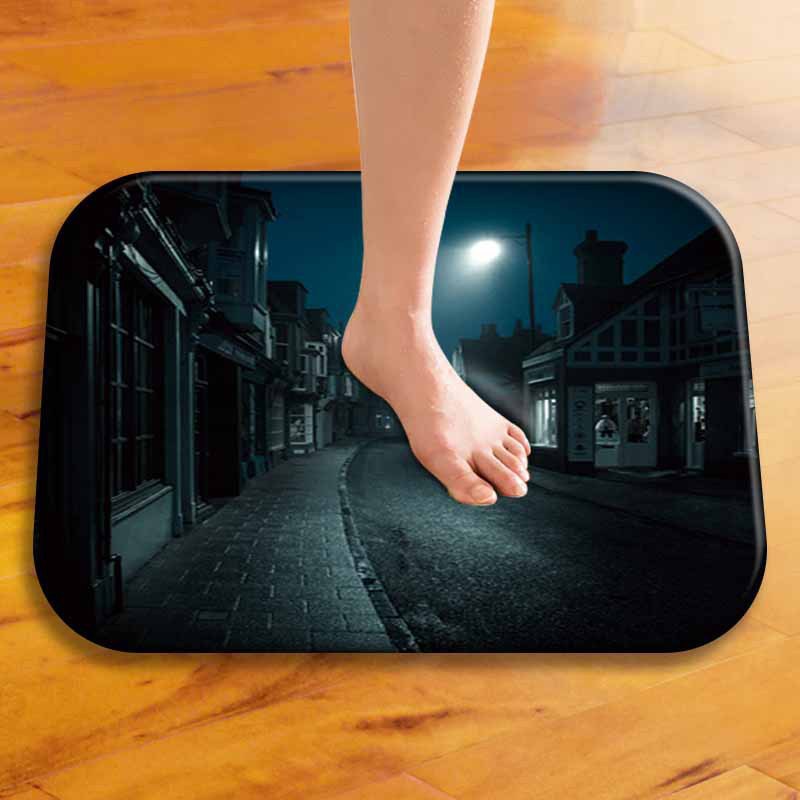Cross-Border Flannel Non-Slip Mat EBay Wish Amazon Non-Slip Mat Kitchen Pad Door Mat