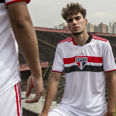 Sao Paulo 2021 Season Home Jersey Factory Direct Sales Foreign Trade Exclusive for Football Sportswear Suit