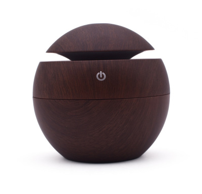 Factory Wood Grain Ultrasonic Humidifier Aroma Diffuser USB Humidifier Silent Bedroom Fragrance Lamp Plug-in Incense