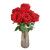 8-Head Lasagna Rose Bundled Flower Wedding Ceremony Layout Raw Silk Rose Bouquet Wholesale Home Decoration Artificial Rose