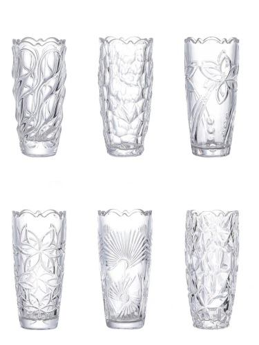 V191725 Series Chuguang Glass Vase Transparent Vase Flower Arrangement Hydroponic Home Decoration