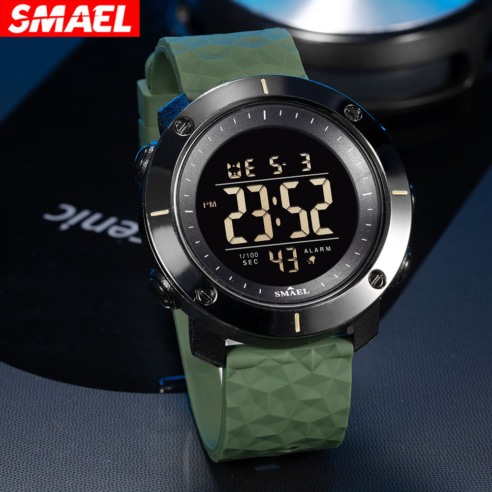 smael斯麦尔新款运动手表男士户外防水计时数显时尚潮流电子表