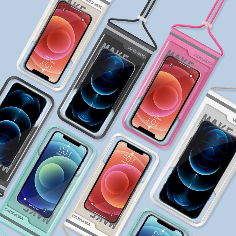 Swimming Diving Mobile Phone Waterproof Bag TPU Touch Screen Floating Dustproof Waterproof Mobile Ph