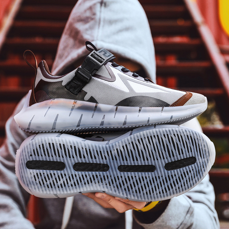 Four Seasons Casual Sneakers Wear-Resistant Non-Slip Running Shoes Mesh Travel Shoes High Elastic Po