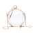 Internet Celebrity Transparent Bag for Women 2021 New Popular All-Matching Crossbody Ins Chain Acrylic Ball Dinner Bag Fashion