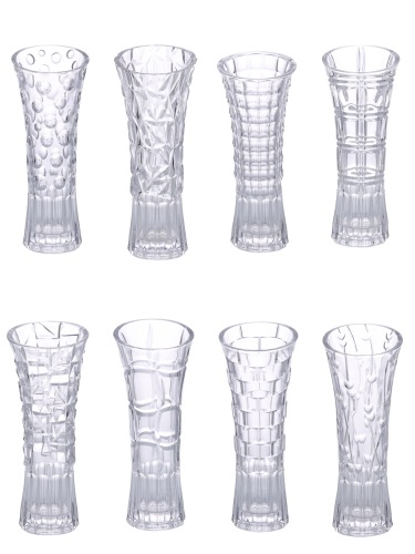 300x Series Chuguang Glass Vase Transparent Vase Flower Arrangement Hydroponic Home Decoration