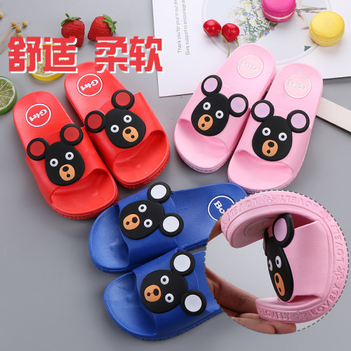 2021 children‘s slippers boys and girls home summer slippers cute indoor and outdoor non-slip breathable slippers wholesale
