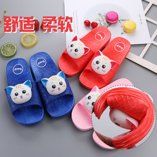 2021 summer the big kids slippers slippers home indoor and outdoor non-slip breathable beach wholesale one piece dropshipping