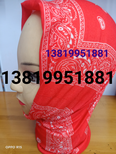 Variety headscarf， small Square Scarf， sports Headscarf 
