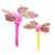 Butterfly Rods Dragonfly Stick Honey Bee Stick Luminous Music Children's Toy Stall Popular No. 5 Battery Factory Direct Sales