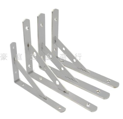 solid stainless steel triangle bracket removable shelf shelf bracket triangle bracket factory direct supply