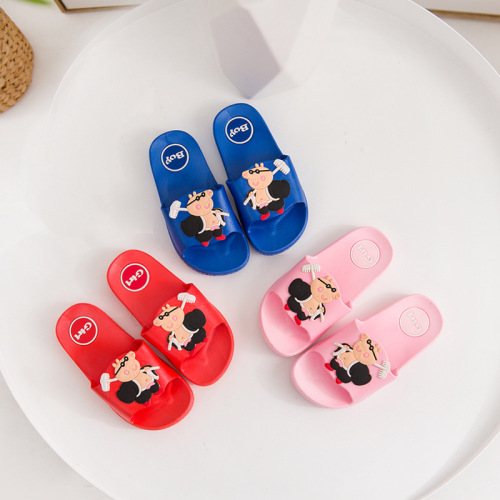 cartoon children slippers medium and large children‘s men‘s and women‘s slippers home indoor and outdoor non-slip slippers in stock wholesale