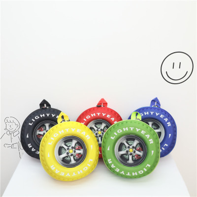 Cross-Border Children's Bag Cute Tire Shape Eggshell Bag Kindergarten Cute Backpack Children Mini Backpack