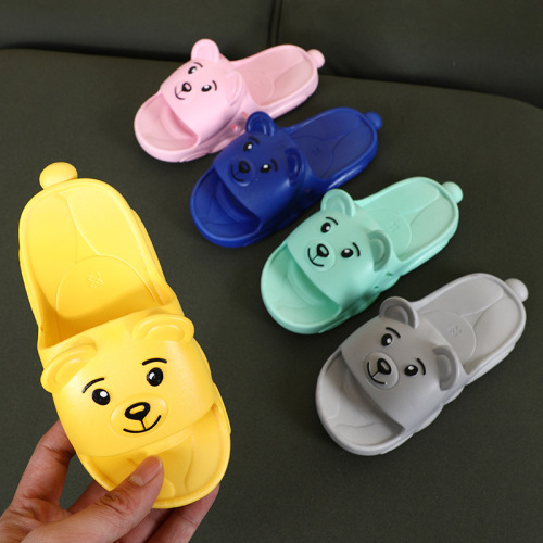 Summer New Children‘s Slippers Boys and Girls Cute Flip Flops Non-Slip Frosted Guangdong Factory Delivery 