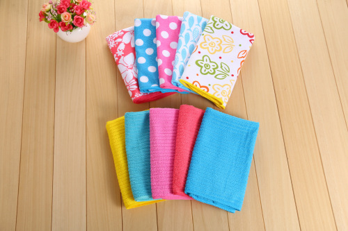 [fengyi] factory direct sales microfiber car glass cleaning soft non-hair removal small square towel rag