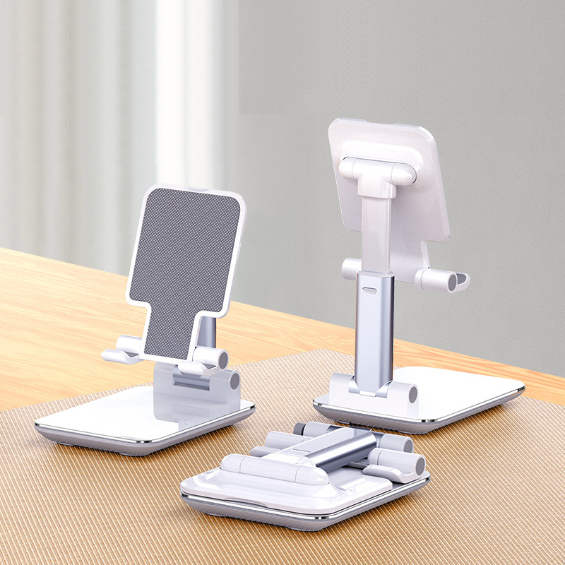 可升降手机支架家用桌面懒人ipad平板折叠直播拍摄升降收纳手机架