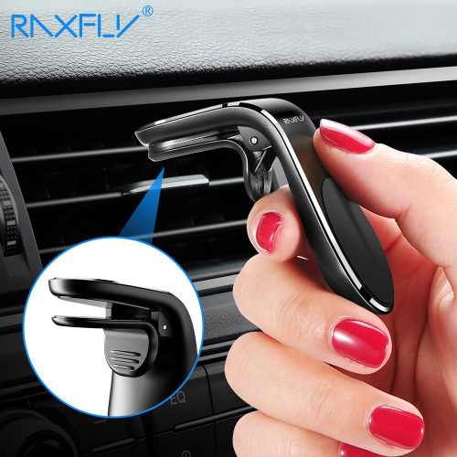 raxfly tiktok artifact magnetic suction car phone holder strong magnetic bracket creative car air outlet mobile phone bracket