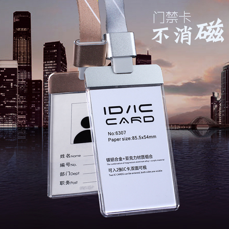 Work Card Access Card Cover ID Card Badge Badge Badge Lanyar...