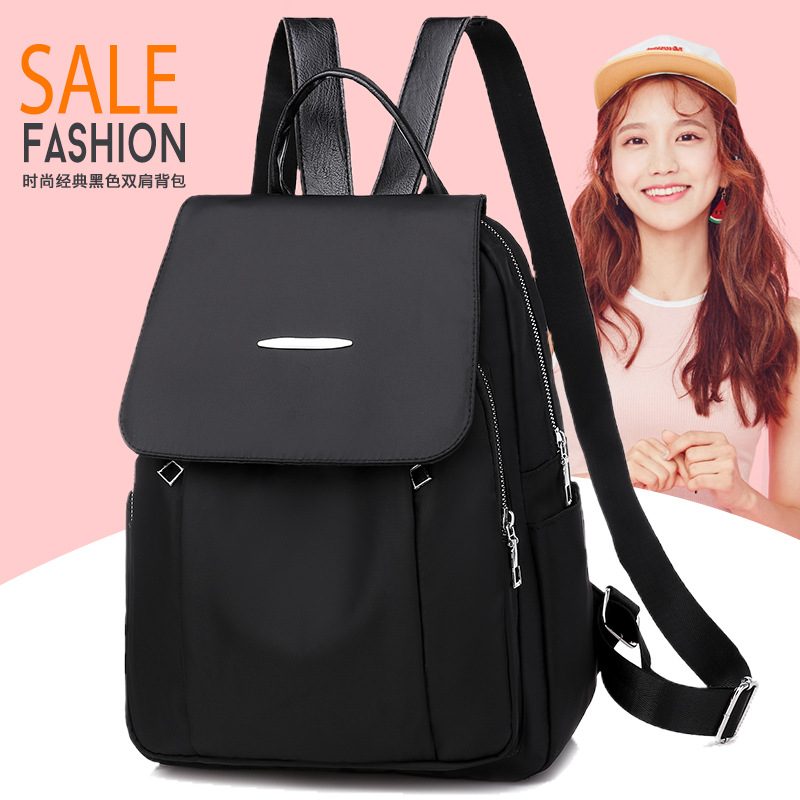 Oxford Backpack 2019 New Korean Style Trendy All-Match Waterproof Shoulder Bag Large Capacity Lightw