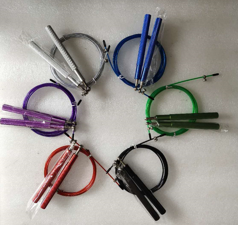 Fine Aluminium Alloy Handle Steel Wire Jump Rope Adjustable ...