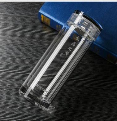 思宝水晶之梦1#2#双层玻璃杯加厚杯底礼盒装着晶工艺水杯办公