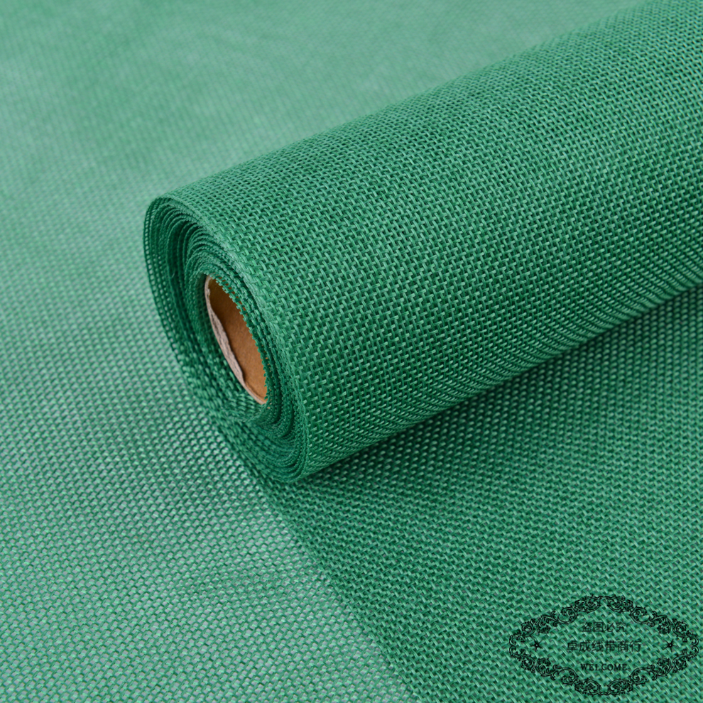 多色可选亚麻布卷 鲜花包装花束包装纸材料 复古经典针纺麻布布料