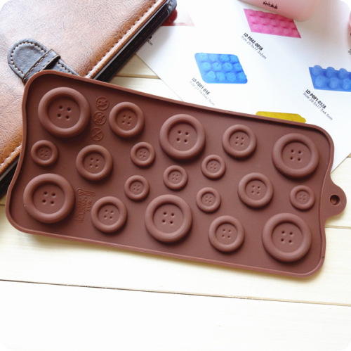 Spot Wholesale Button Shape Chocolate Mold Ice Mold soap Mold Pudding Mold Candle Plaster Aromatherapy